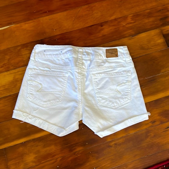 American Eagle white denim shorts - Picture 2 of 2
